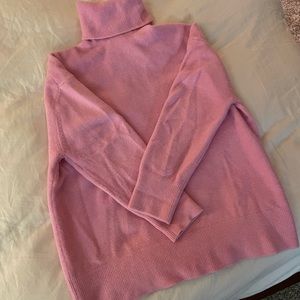 Zara pink oversized turtleneck